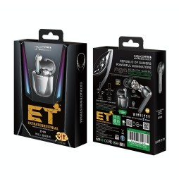 WK ET-V9 ET Series TWS Wireless Bluetooth 5.0 Gaming Earphone (Black) at 41,81 €