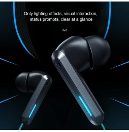 WK ET-V9 ET-Serie TWS Wireless Bluetooth 5.0 Gaming-Kopfhörer (schwarz) für 41,81 €