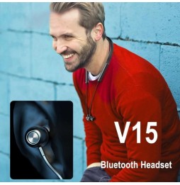 WK V15 Écouteurs de sport nuque sans fil bluetooth 5.0 avec lecteur carte TF (noir) à 15,04 €