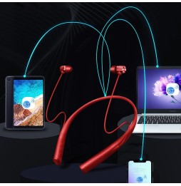WK V11 Bluetooth 4.1 Écouteurs sport sans fil nuque (rouge) à 49,44 €