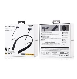 WK V11 Bluetooth 4.1 Drahtlose Sportkopfhörer (schwarz) für 49,44 €