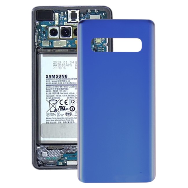 Original Battery Back Cover for Samsung Galaxy S10 SM-G973 (Blue)(With Logo) at 11,90 €