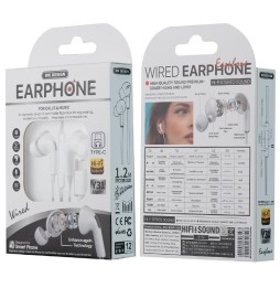 Lightning HIFI Music + Call Wired In-Ear Earphones 1.2m WK Y31 at €15.95