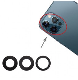 Vitre objectif caméra arrière pour iPhone 12 Pro Max à 6,90 €