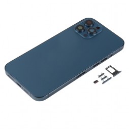 Full Back Housing Cover for iPhone 12 Pro Max (Blue)(With Logo) at 102,90 €