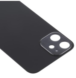 Cache vitre arrière pour iPhone 12 (Noir)(Avec Logo) à 15,45 €