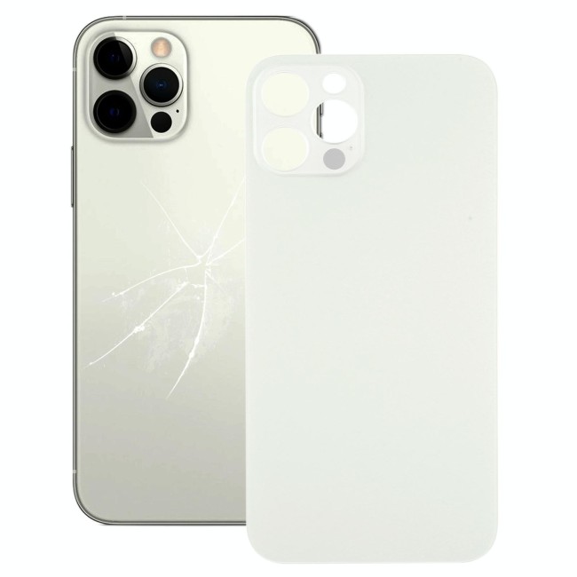 Achterkant glas voor iPhone 12 Pro (Wit)(Met Logo) voor 20,45 €