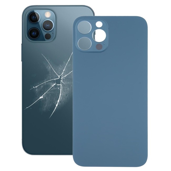 Cache vitre arrière pour iPhone 12 Pro (Bleu)(Avec Logo) à 20,45 €