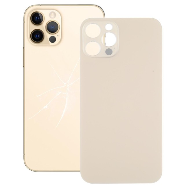 Cache vitre arrière pour iPhone 12 Pro (Gold)(Avec Logo) à 20,45 €
