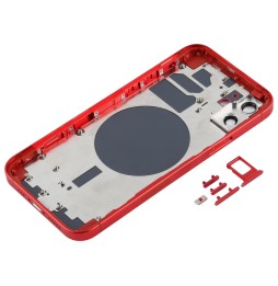 Full Back Housing Cover for iPhone 12 (Red)(With Logo) at 49,90 €