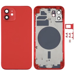 Châssis complet pour iPhone 12 (Rouge)(Avec Logo) à 49,90 €