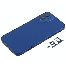 Achterkant voor iPhone 12 (Blauw)(Met Logo) voor 49,90 €