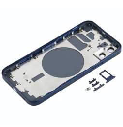 Achterkant voor iPhone 12 (Blauw)(Met Logo) voor 49,90 €