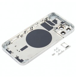 Full Back Housing Cover for iPhone 12 Pro (White)(With Logo) at 99,90 €