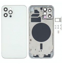 Achterkant voor iPhone 12 Pro (Wit)(Met Logo) voor 99,90 €
