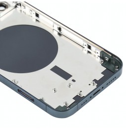 Achterkant voor iPhone 12 Pro (Blauw)(Met Logo) voor 99,90 €