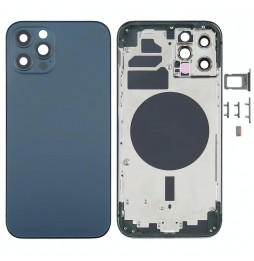 Achterkant voor iPhone 12 Pro (Blauw)(Met Logo) voor 99,90 €