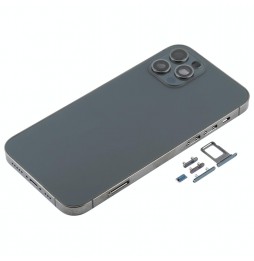 Komplett Gehäuse für iPhone 12 Pro (Schwarz)(Mit Logo) für 99,90 €