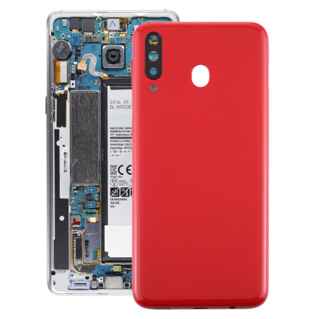 Achterkant voor Samsung Galaxy M30 SM-M305 (Rood)(Met Logo) voor 12,90 €