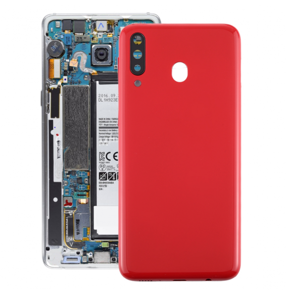 Battery Back Cover for Samsung Galaxy M30 SM-M305 (Red)(With Logo)