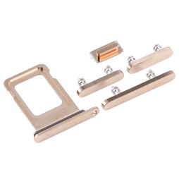 Dual SIM Card Tray + Buttons for iPhone 12 Pro (Gold) at 9,90 €