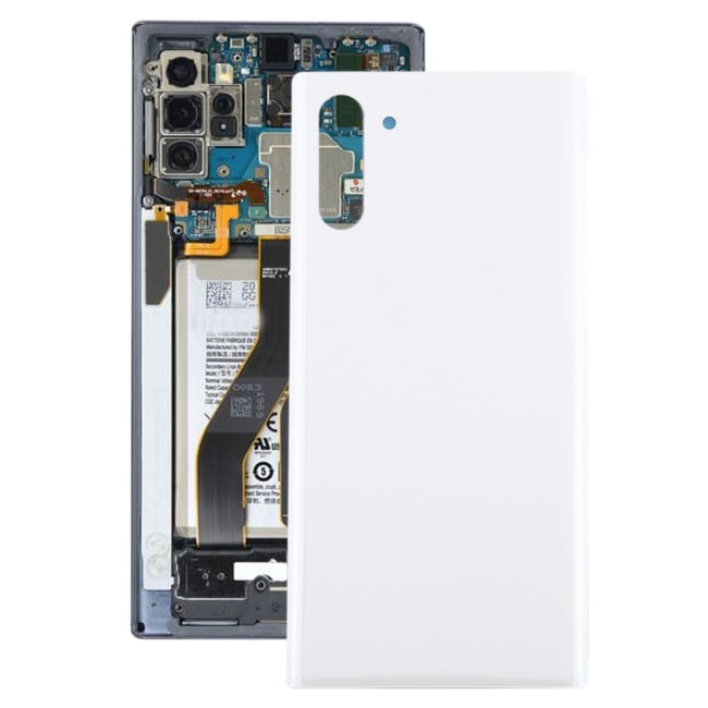 Battery Back Cover for Samsung Galaxy Note 10 SM-N970 (White)(With Logo) at 12,89 €