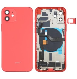 Vormontiert Gehäuse für iPhone 12 (Rot)(Mit Logo) für 106,90 €