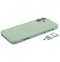 Full Back Housing Cover for iPhone 12 Mini (Green)(With Logo) at 64,90 €