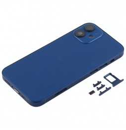 Achterkant voor iPhone 12 Mini (Blauw)(Met Logo) voor 64,90 €