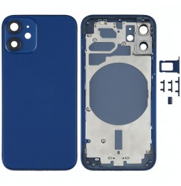 Full Back Housing Cover for iPhone 12 Mini (Blue)(With Logo) at 64,90 €
