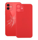 Back Glass for iPhone 12 Mini (Red)(With Logo)