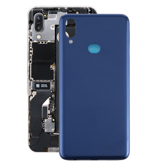 Battery Back Cover with Side Keys for Samsung Galaxy A10S (Blue)(With Logo)
