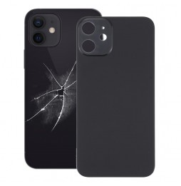 Back Cover Rear Glass for iPhone 12 Mini (Black)(With Logo) at 13,90 €