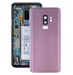 Cache arrière avec lentille pour Samsung Galaxy S9+ SM-G965 (Violet)(Avec Logo) à 12,90 €