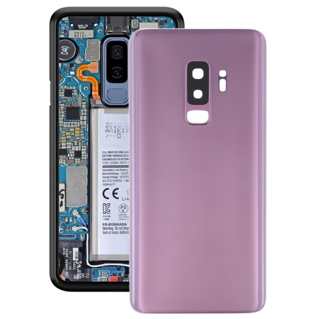 Battery Back Cover with Lens for Samsung Galaxy S9+ SM-G965 (Purple)(With Logo) at 12,90 €