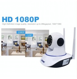 ESCAM G01 1080P P2P Indoor WiFi IP Camera, TF Card Reader, PT, Night Vision, Onvif, UK Plug at 46,58 €