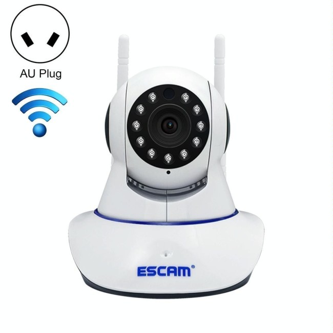 ESCAM G01 1080P P2P WiFi Indoor IP Camera, TF Card Reader, PT, Night Vision, Onvif, AU Plug at 46,58 €