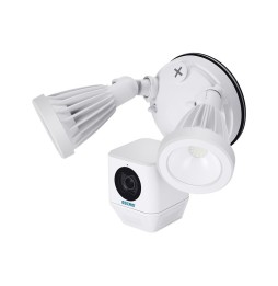 Caméra IP WIFI lampe ESCAM QF608 HD 1080P WiFi, vision nocturne, alarme PIR, carte TF, Onvif (blanc) à 277,12 €