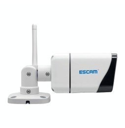 Caméra IP WiFi ESCAM QF120 1080P avec panneau solaire, vision nocturne, lecteur carte TF, détection de mouvement, audio bidir...