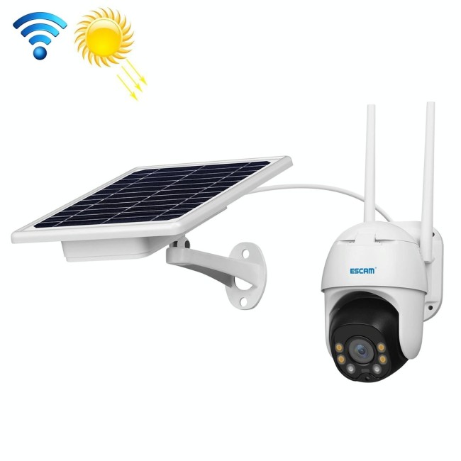 ESCAM QF130 1080P WiFi IP Kamera mit Solarpanel, Nachtsicht, TF Kartenleser, Bewegungserkennung, Zwei Wege Audio, PTZ Steueru...