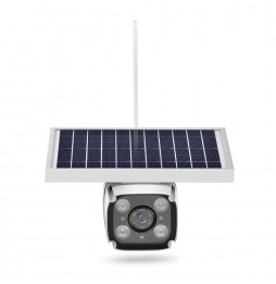 Caméra IP WIFI panneau solaire ESCAM QF460 HD 1080P 4G avec, vision nocturne, carte TF, prise US à 214,88 €