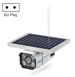 Caméra IP WIFI panneau solaire ESCAM QF460 HD 1080P 4G avec, vision nocturne, carte TF, prise EU à 214,88 €