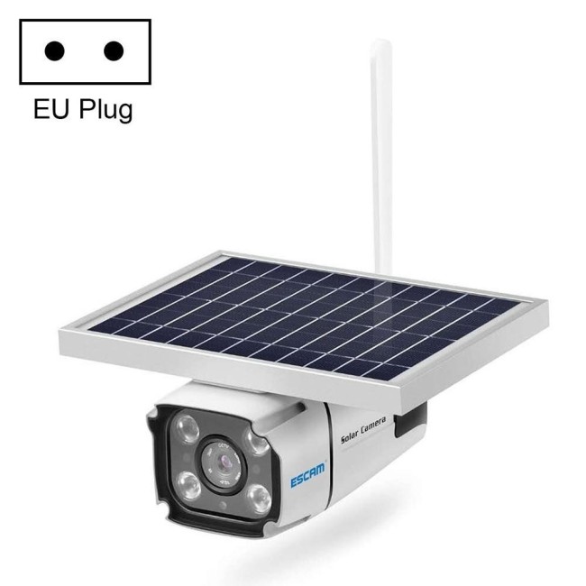 ESCAM QF460 HD 1080P 4G Solar Panel WIFI IP Camera with, Night Vision, TF Card, EU Plug at 214,88 €