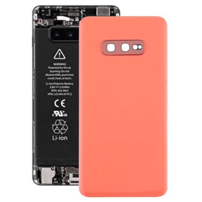 Rückseite Akkudeckel mit Linse für Samsung Galaxy S10e SM-G970 (Pink)(Mit Logo) für 14,90 €