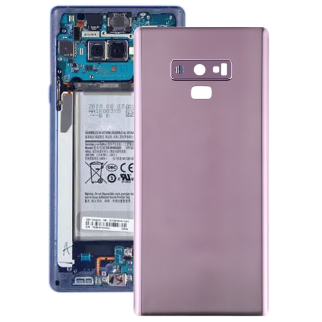 Cache arrière avec lentille pour Samsung Galaxy Note 9 SM-N960 (Violet)(Avec Logo) à 17,90 €