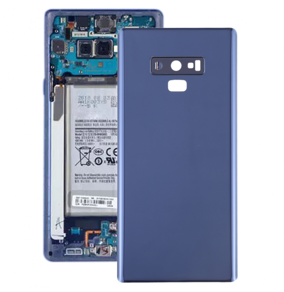 Battery Back Cover with Lens for Samsung Galaxy Note 9 SM-N960 (Blue)(With Logo)
