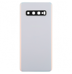 Battery Back Cover with Lens for Samsung Galaxy S10 SM-G973 (White)(With Logo) at 15,75 €