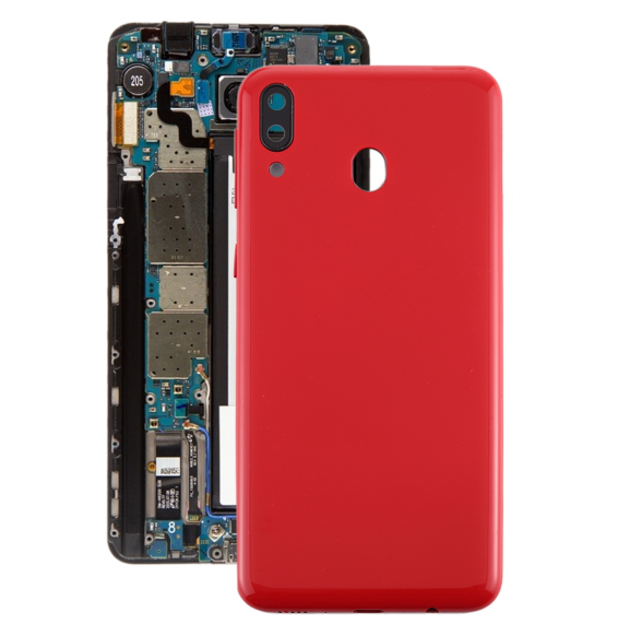 Battery Back Cover for Samsung Galaxy M20 SM-M205 (Red)(With Logo)