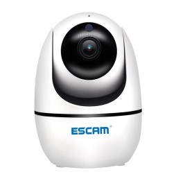 Caméra IP WiFi ESCAM PVR008 HD 1080P avec détection de mouvement, vision nocturne, distance IR: 10m, prise US (blanc) à 42,76 €