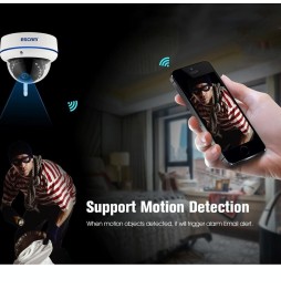 ESCAM QD800 ONVIF HD 1080P 2.0MP P2P Private Cloud WiFi IP Camera with Motion Detection, Night Vision, IR Distance: 10m (US P...